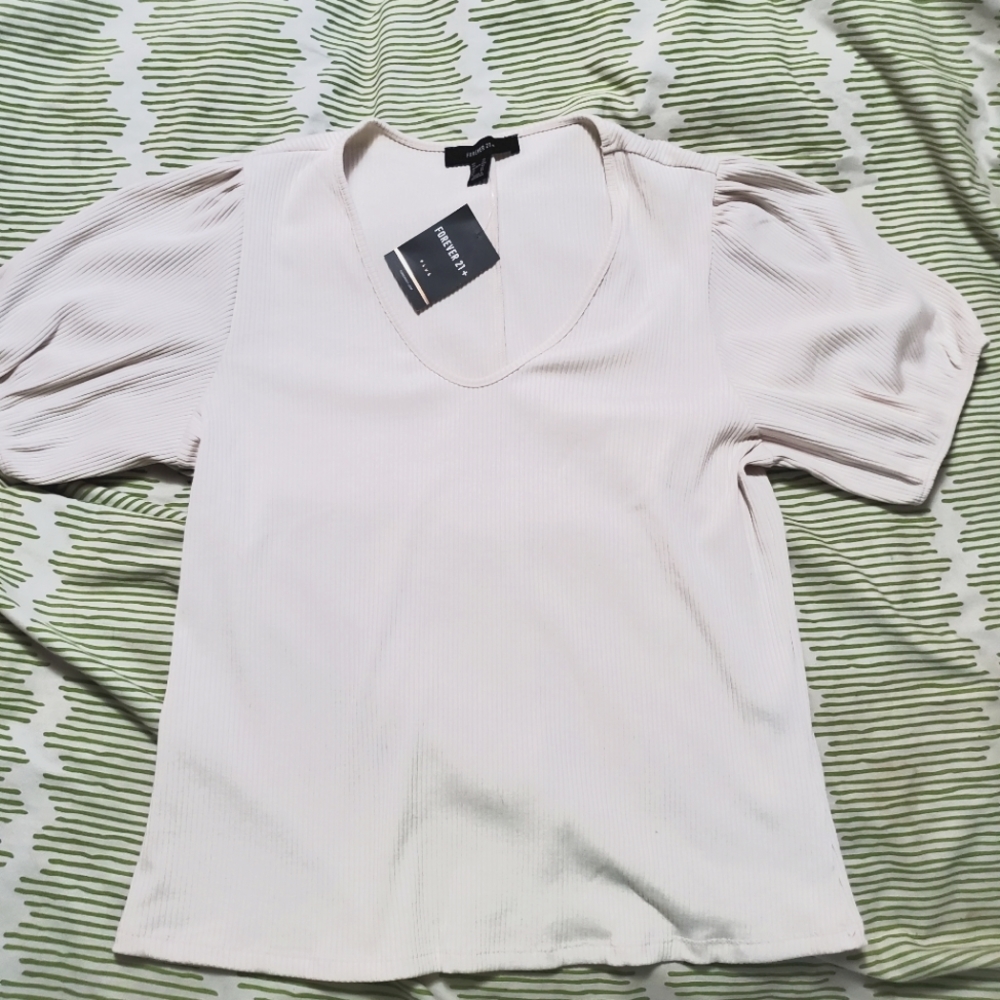 Forever 21 plus cream top